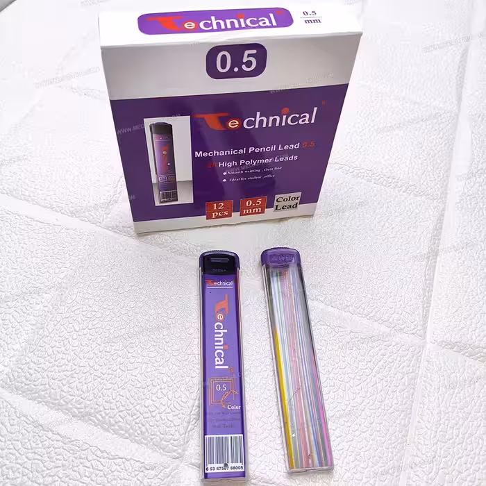 نوک مداد نوکی (اتود) 0.5 رنگی تکنیکال Technical