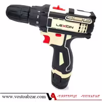 دریل پیچگوشتی شارژی دوباتری لکسون مدلLE-3701