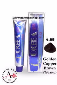 رنگ مو اکیا شماره 4.65 GOLDEN COPPER BROWN