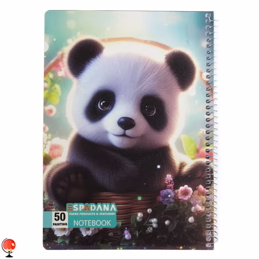 دفتر نقاشی 50 برگ سیمی طرح پاندا اسپادانا