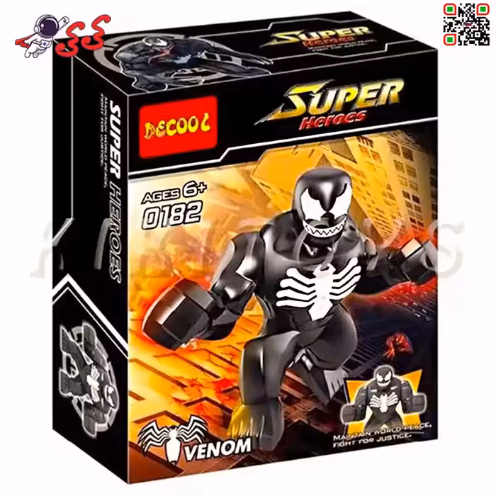لگو غول و بیگ فیگور ونوم سیاه دکول 0182 DECOOL