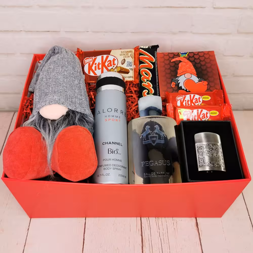 باکس هدیه ولنتاین مردانه کد V805