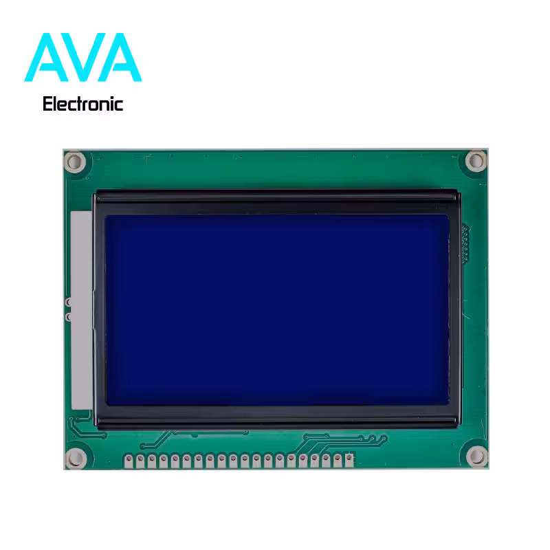 نمایشگر گرافیکی 64×128 GLCD آبی