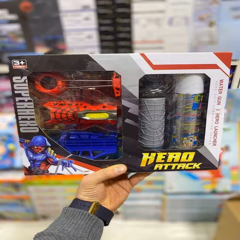 اسباب بازی ست اسپایدرمن تار پرتابی