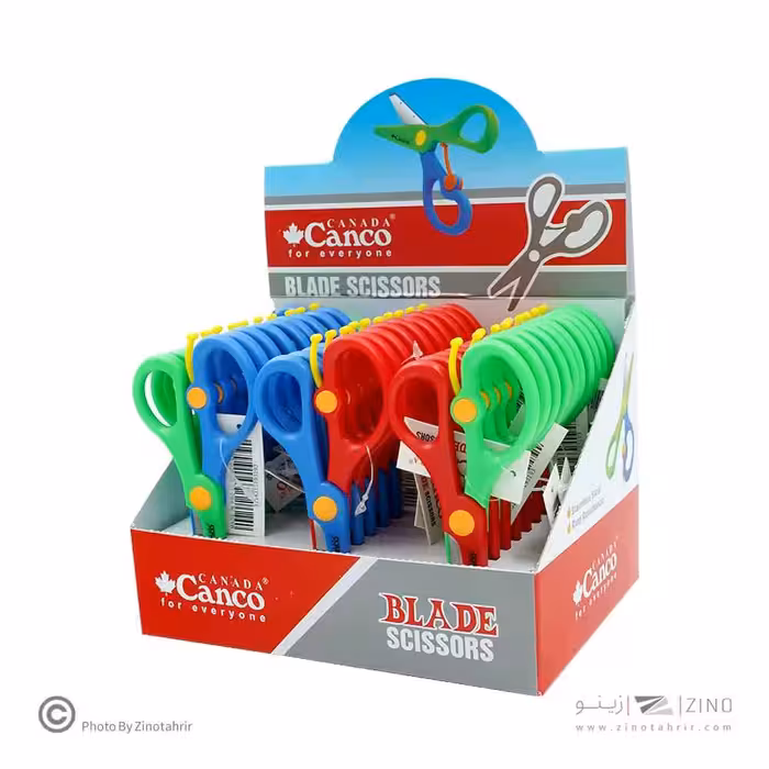 قیچی تیغه فلزی مهد کودکی(فنردار)کنکو کد3192