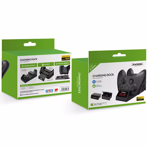 خرید استند شارژر Dobe دارای نمایشگر برای دسته های xbox