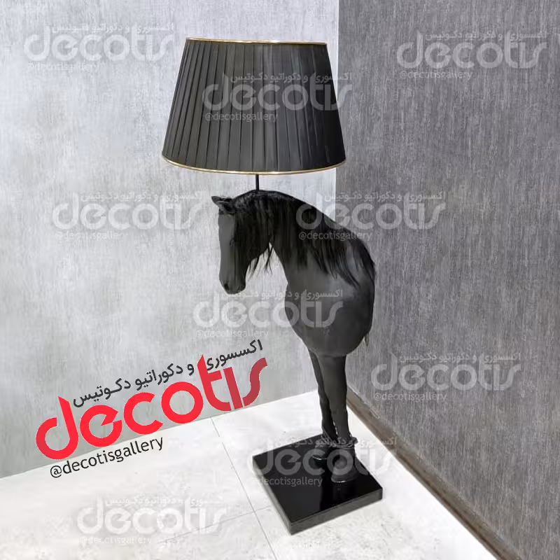 آباژور نیم تنه اسب یال دار کنارسالنی