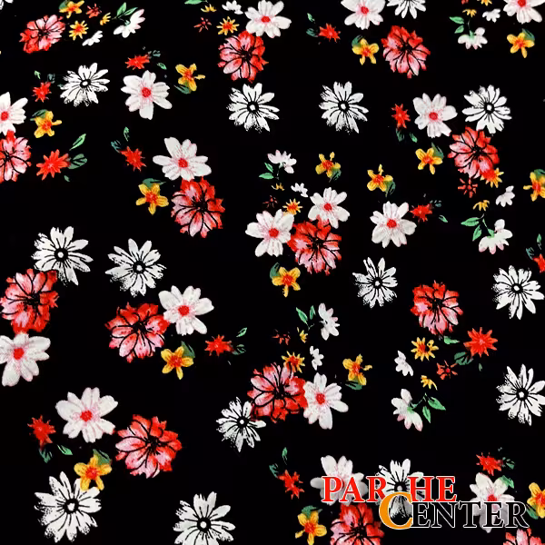 پارچه نخی گلدار کد 784