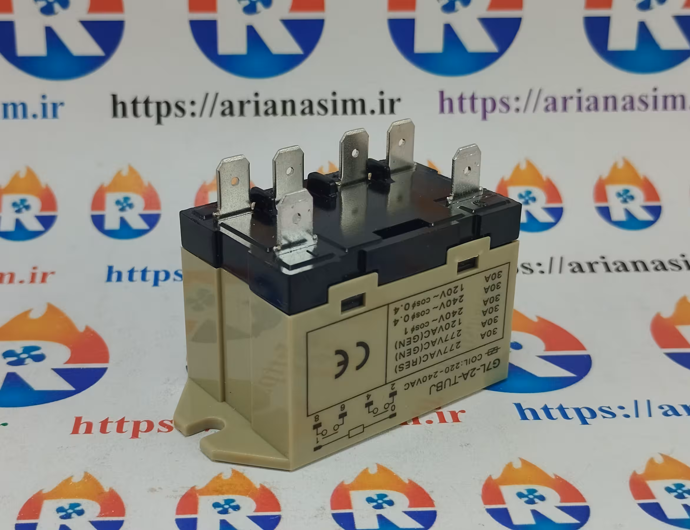 رله کنتاکتور 30 آمپر تک فاز دو پل | آریا سیتی