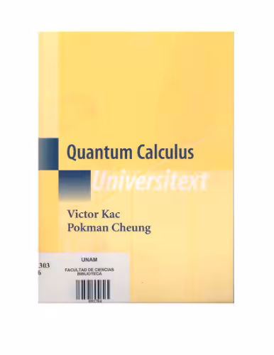 خرید و دانلود نسخه کامل کتاب Quantum calculus