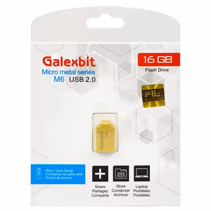 فلش 16G GALEXBIT MICRO METAL SERIES M6