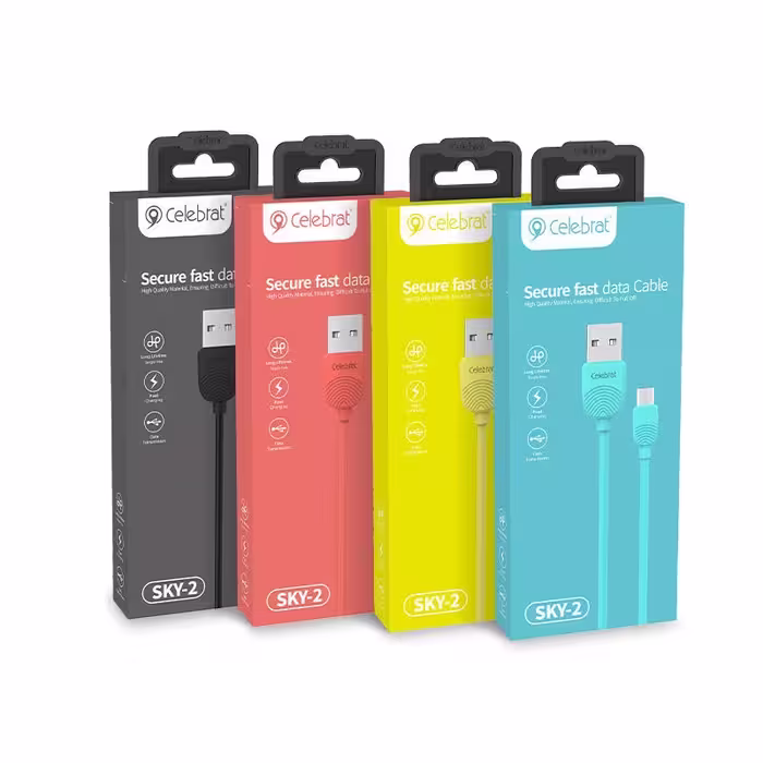 کابل تبدیل USB به Type-C سلبریت مدل SKY-2T طول 1 متر