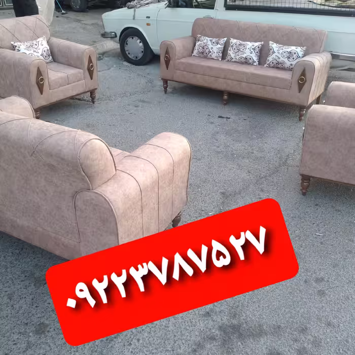 مبل مدل نیو اسکارلت پایه خراطی 