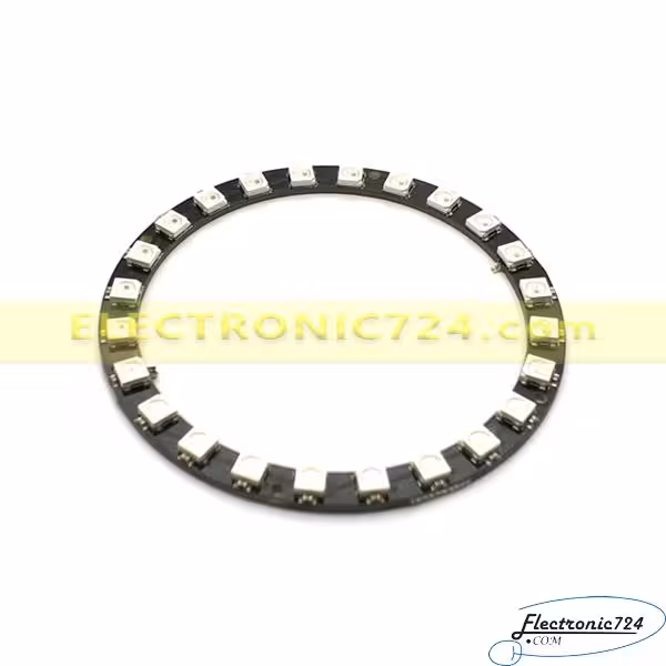 ماژول ال ای دی WS2812 RGB LED 24Bits Circle