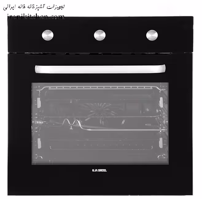 فر توکار ایلیا استیل مدل IO201 برقی و گازی