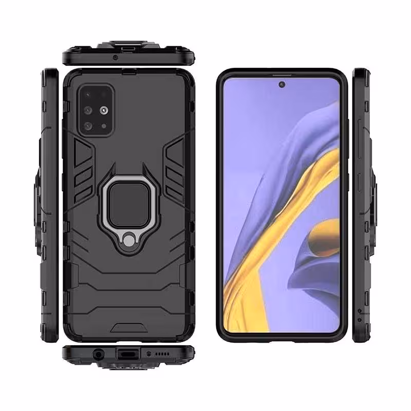 قاب دیفندر ضد ضربه هولدردار سامسونگ مدل Defender Cover For Samsung M51