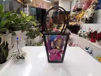 باکس طلقی دسته دار عروسک روسی آبی