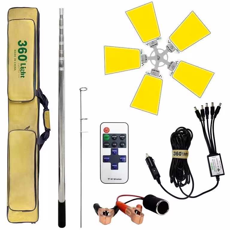 چراغ کمپینگ 5 پر 360 لایت مدل FR-05 COB RF