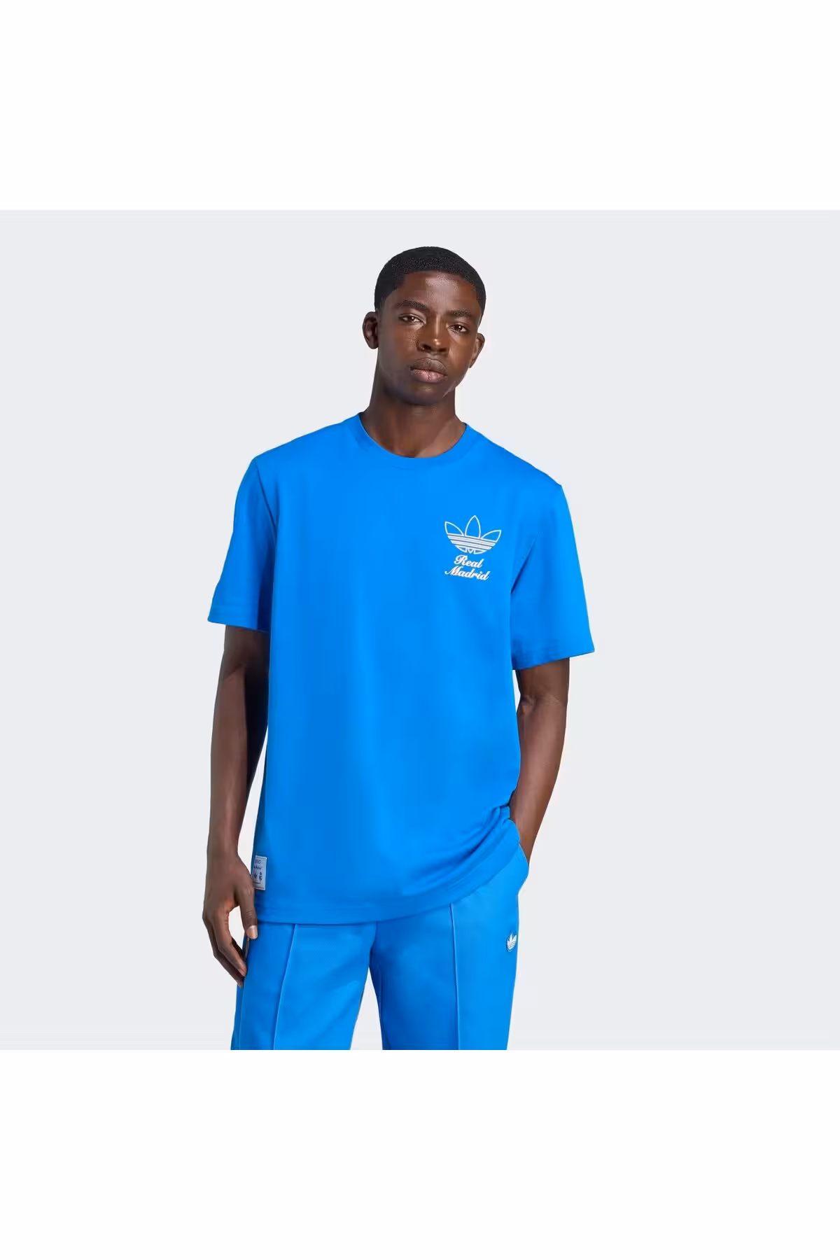 مردانه نمادهای تراس مادرید رئال گرافیک T SHIRT adidas
