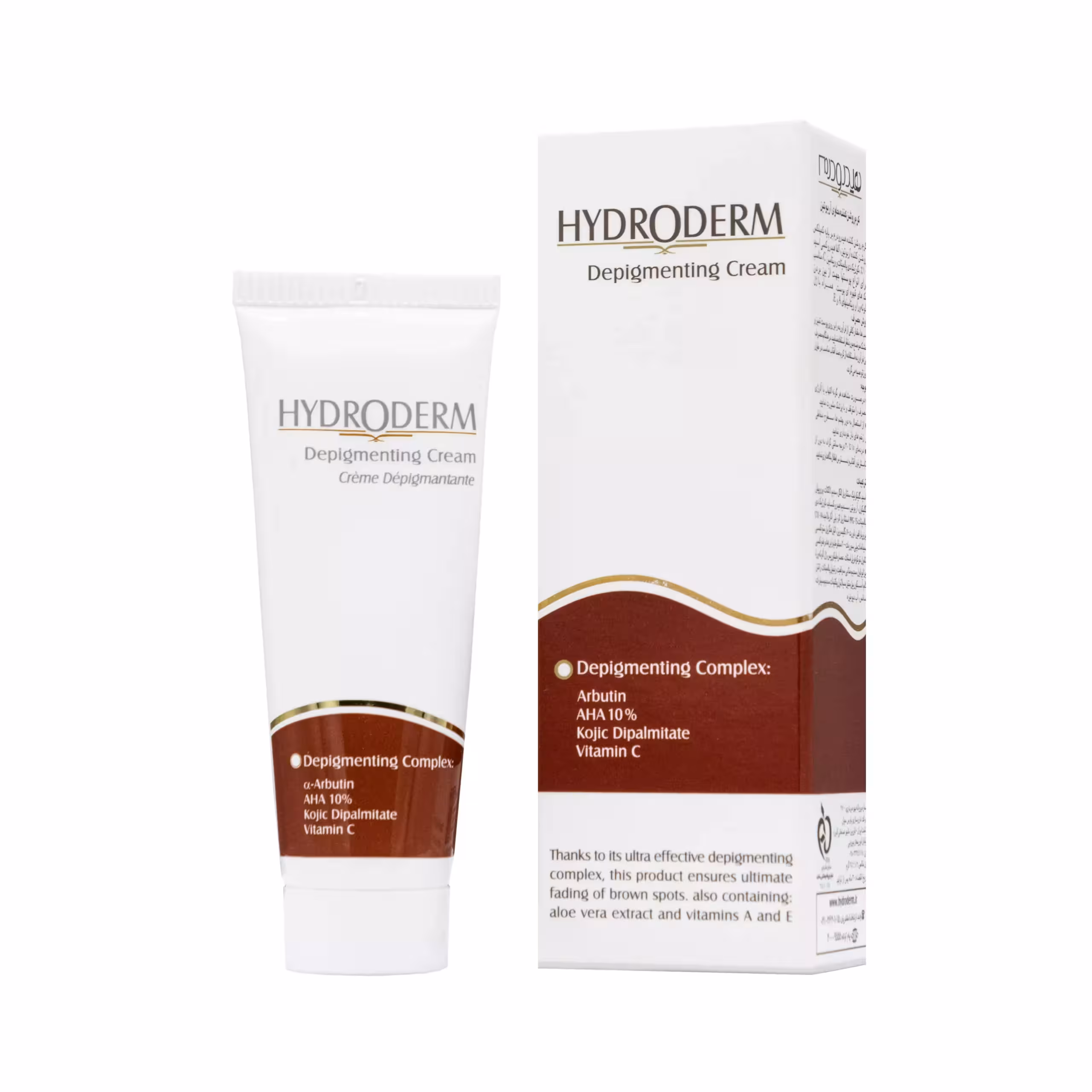 کرم روشن کننده حاوی آربوتین هیدرودرم