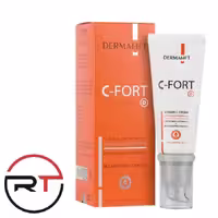 کرم صورت ویتامین C درمالیفت مدل C Fort مناسب پوست خشک و نرمال 40 میلی لیتر