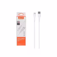 کابل شارژ فست ECO Type-C مدل A86 – سفید