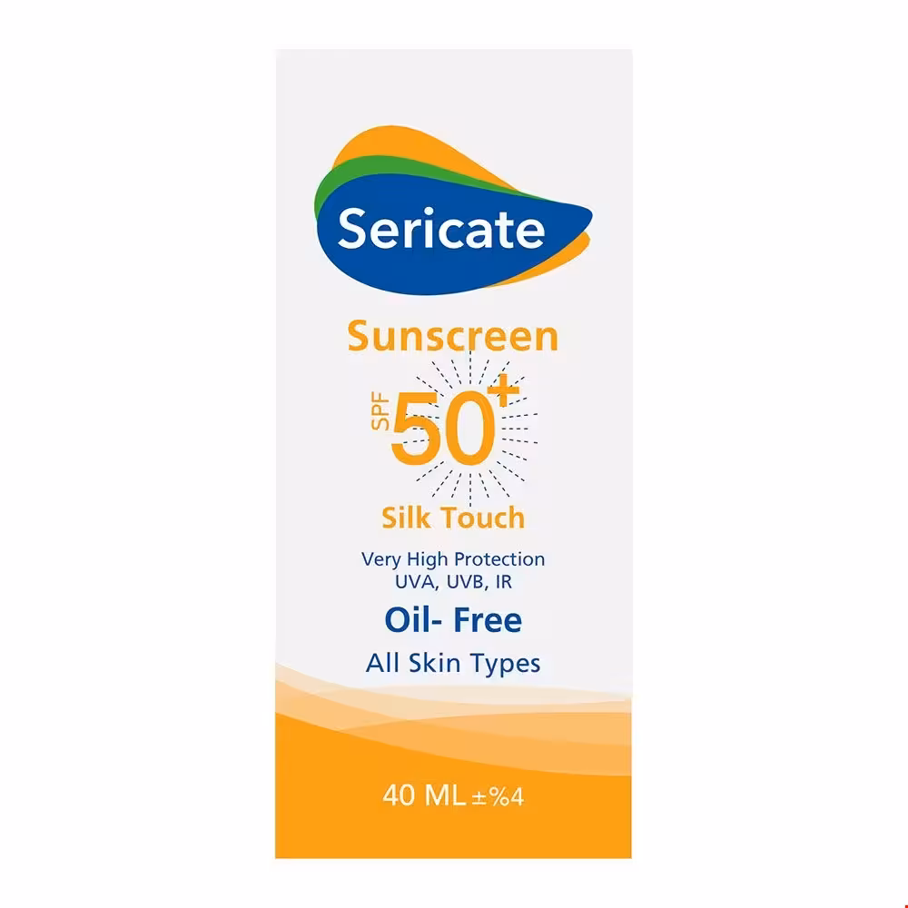 کرم ضد آفتاب سیلک تاچ SPF50 فاقد رنگ سری کیت 40 میلی لیتری