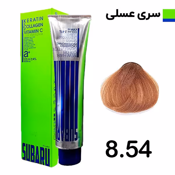 رنگ مو عسلی روشن سوبارو شماره 8.54