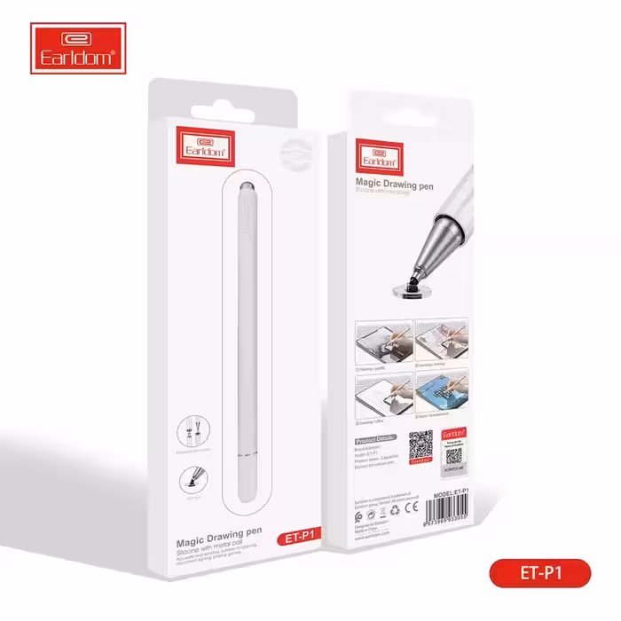 قلم لمسی ارلدام مدل Capacitor P1ارسال رایگانEarldom Capacitor P1 Touch Pen
