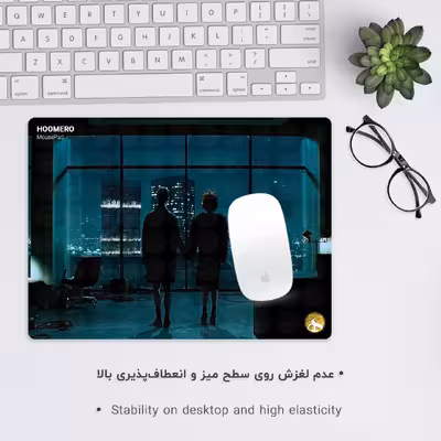 ماوس پد هومرو مدل A7279 طرح فایت کلاب