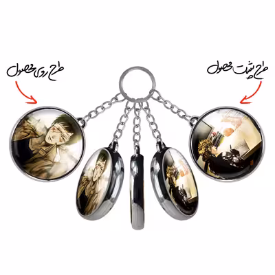 جاکلیدی خندالو طرح جنوس و سایتاما و زامبی انیمه مرد تک مشتی مدل دوطرفه کد 1136411360