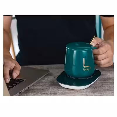 ماگ حرارتی لاکی کد 532 به همراه صفحه گرمکن برقی