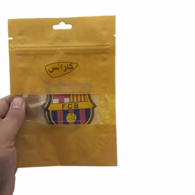 استیکر پارچه و لباس کارانس طرح بارسلونا مدل AST-30 بسته 4 عددی