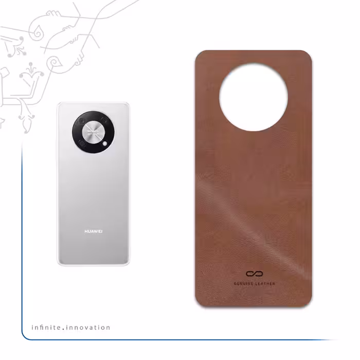 برچسب پوششی ماهوت مدل Matte-Natural-Leather مناسب برای گوشی موبایل هوآوی Nova Y90