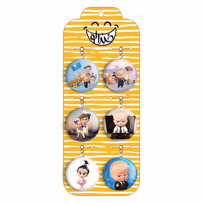 جاکلیدی خندالو مدل بچه رئیس The Boss Baby کد 362A مجموعه 6 عددی
