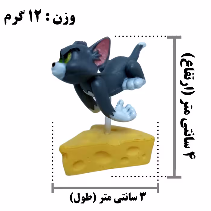 فیگور مدل تام و جری کد CHZ-4 مجموعه 4 عددی