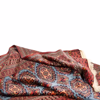 فرش دستبافت سه و نیم متری مدل ترکمن  کد  40.2600