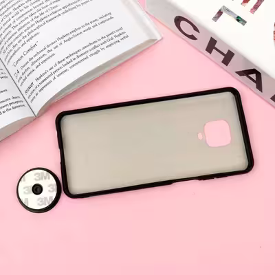 کاور طرح دخترانه کد 912 مناسب برای گوشی موبایل شیائومی Redmi Note 9s / 9 Pro به همراه پایه نگهدارنده