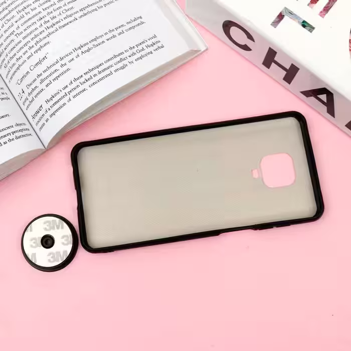 کاور طرح دخترانه کد 912 مناسب برای گوشی موبایل شیائومی Redmi Note 9s / 9 Pro به همراه پایه نگهدارنده