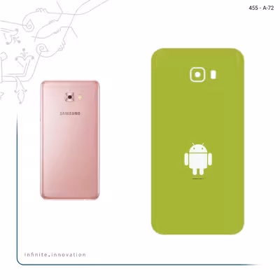 برچسب پوششی ماهوت مدل Andorid مناسب برای گوشی موبایل سامسونگ Galaxy C7 Pro