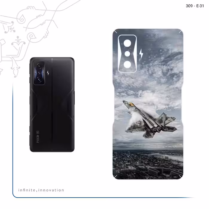 برچسب پوششی ماهوت مدل F_22 مناسب برای گوشی موبایل شیائومی Redmi K50 Gaming