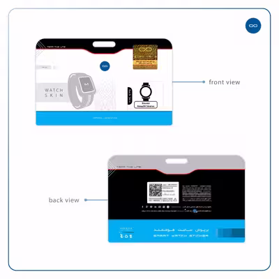 برچسب ماهوت طرح Cloud Transparent مناسب برای ساعت هوشمند شیایومی Amazfit Stratos