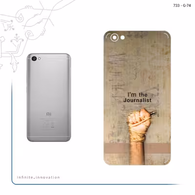 برچسب پوششی ماهوت مدل Journalist مناسب برای گوشی موبایل شیائومی Redmi Note 5A