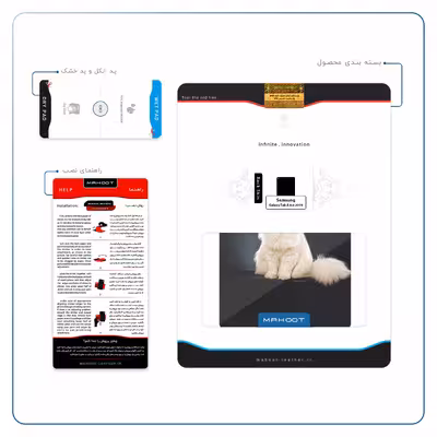 برچسب پوششی ماهوت مدل Persian cat مناسب برای تبلت سامسونگ Galaxy Tab A 8.0 2019 T290