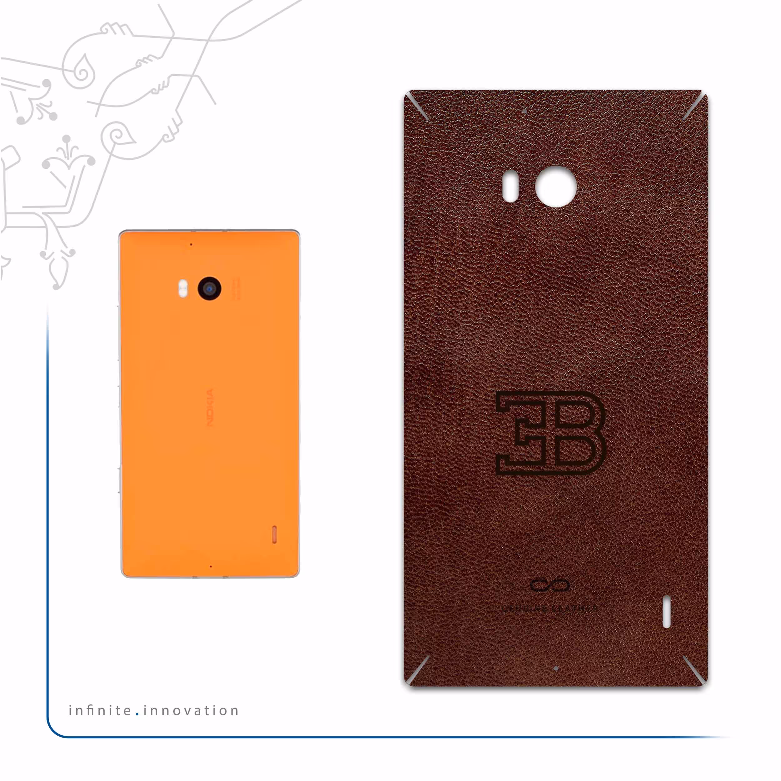 برچسب پوششی ماهوت مدل NL-BGGT مناسب برای گوشی موبایل نوکیا Lumia 930