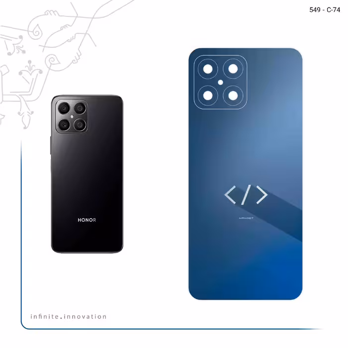برچسب پوششی ماهوت مدل Minimal Coding icon مناسب برای گوشی موبایل آنر X8