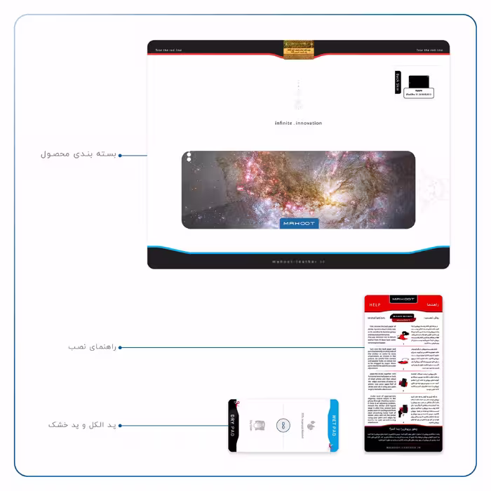 برچسب پوششی ماهوت مدل Universe-by-NASA-5 مناسب برای تبلت اپل iPad Pro 11 2018 A2013