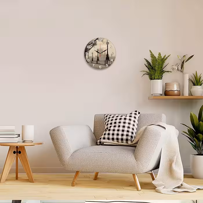 ساعت دیواری طرح منظره لندن کد 1215