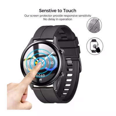 محافظ صفحه نمایش لاین مدل RT007 مناسب برای ساعت هوشمند شیائومی Smart Watch Imilab W12 بسته سه عددی