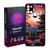 کاور گارد ایکس طرح معبد ژاپن مدل Glass10582 مناسب برای گوشی موبایل سامسونگ Galaxy A21s